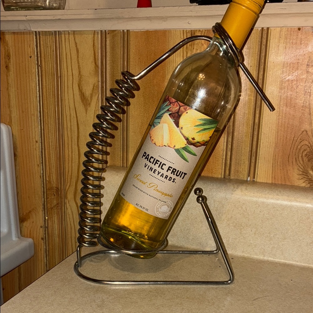 Wine Bottle Holder - Silver